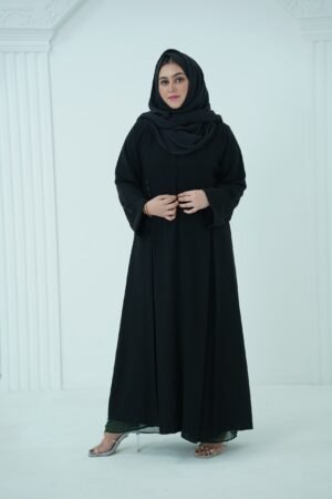 Classic Grace Abaya | Black Elegance